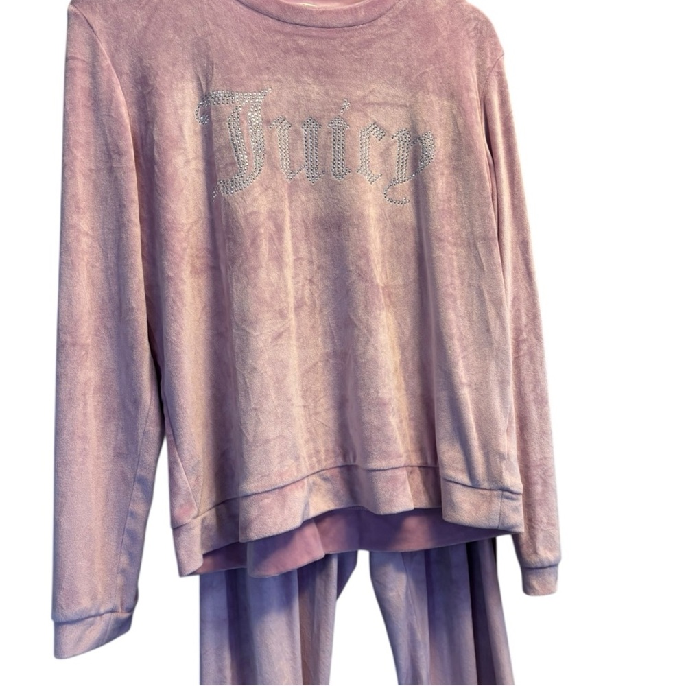 Juicy Couture Pink Velour Lounge Set
